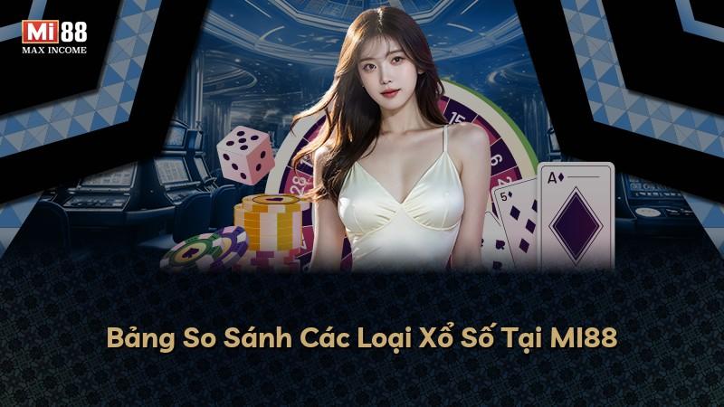 Bảng So Sánh Các Loại Xổ Số Tại MI88