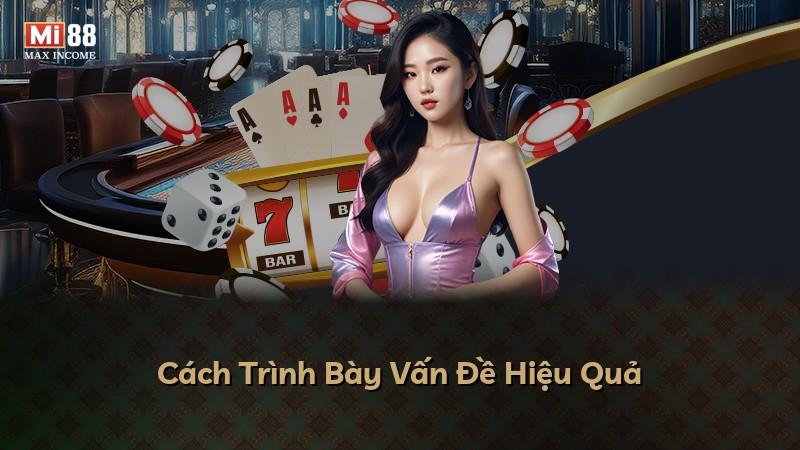 Cách Trình Bày Vấn Đề Hiệu Quả