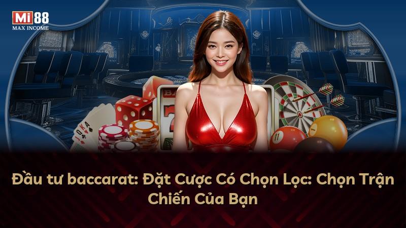 Đầu tư baccarat: Đặt Cược Có Chọn Lọc: Chọn Trận Chiến Của Bạn